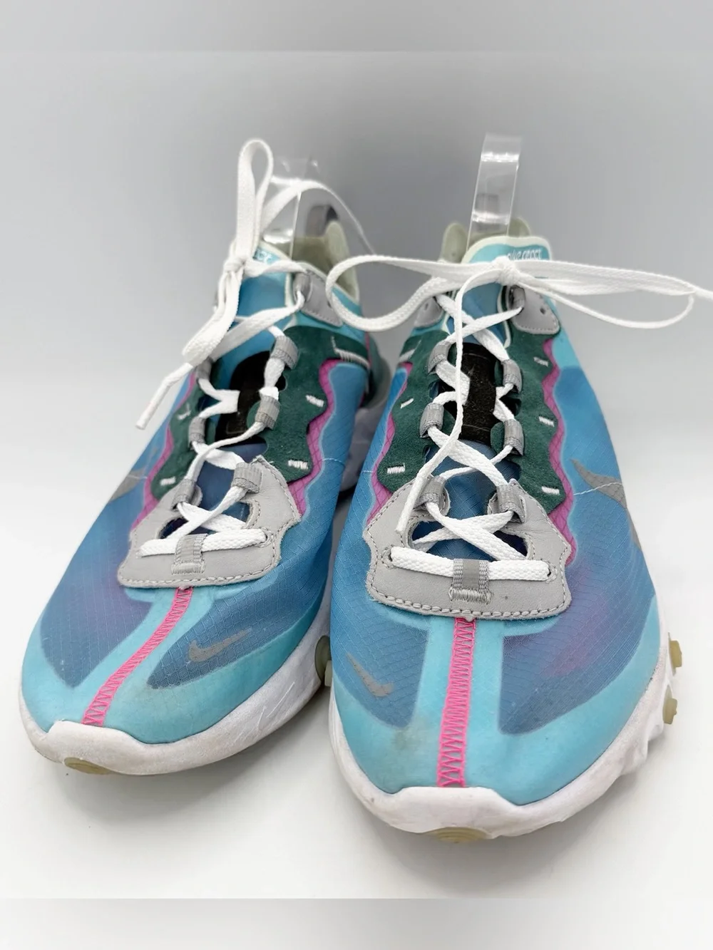 Nike‎ React Element 87 Running Shoes Royal Tint Blue Grey AQ1090-400 Mens 10.5